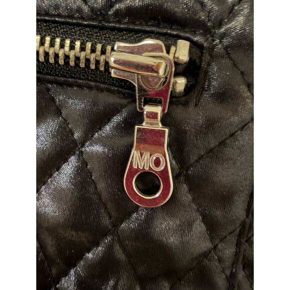 Y2K Members Only old school black jacket cropped sz S old school winter zip up - Picture 4 of 15